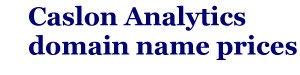 title for Domain Name Prices note