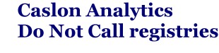 title for Do Not Call Registries note