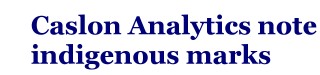 title for Indigenous Marks note