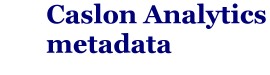 title for Metadata profile