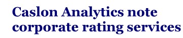 title for Corporate Rating SErvices note