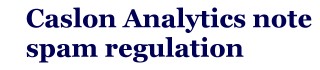 title for Spam Regulation note
