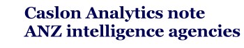 title for Intelligence Agencies note