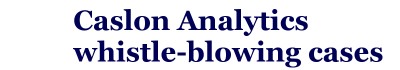 title for Whistleblowing Cases note