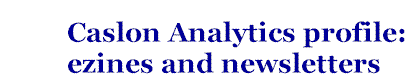 title for Ezines and Newsletters profile