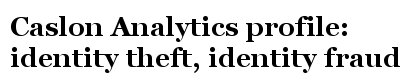 title for Identity Theft profile