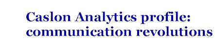 title for Communications Revolutions profile