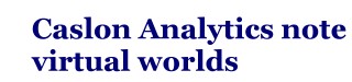 title for Virtual Worlds note